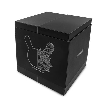 20th Anniversary Dunny Head 12" Art Figure - "Crown Jewels" by Tristan Eaton - White & Silver Edition (Limited Edition of 300)