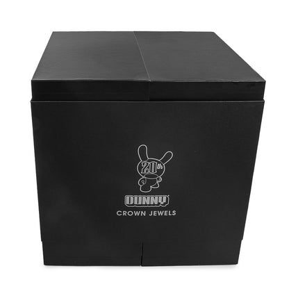 20th Anniversary Dunny Head 12" Art Figure - "Crown Jewels" by Tristan Eaton - White & Silver Edition (Limited Edition of 300)