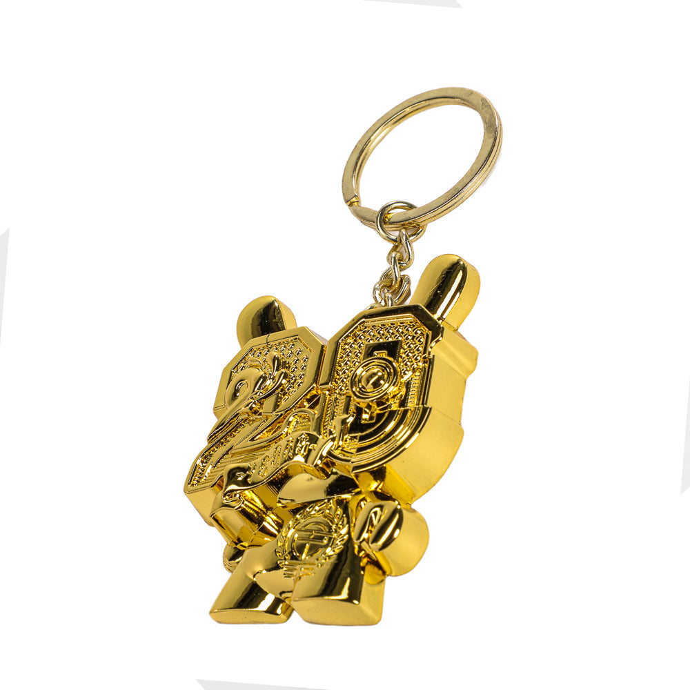 2024 CON EXCLUSIVE: 20th Anniversary Solid Metal Dunny Keychain - “Goldchrome” by Tristan Eaton (Limited Edition of 200)