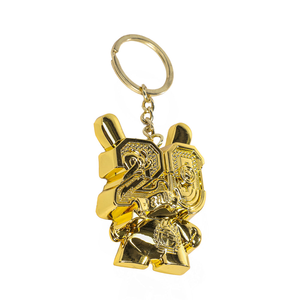 2024 CON EXCLUSIVE: 20th Anniversary Solid Metal Dunny Keychain - “Goldchrome” by Tristan Eaton (Limited Edition of 200)