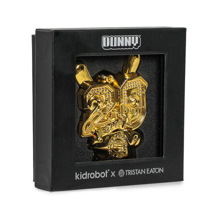 2024 CON EXCLUSIVE: 20th Anniversary Solid Metal Dunny Keychain - “Goldchrome” by Tristan Eaton (Limited Edition of 200)