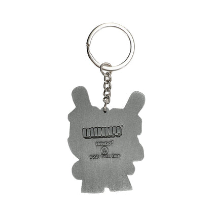 20th Anniversary Solid Metal Dunny Keychain - “Silverchrome” by Tristan Eaton (Limited Edition of 200)