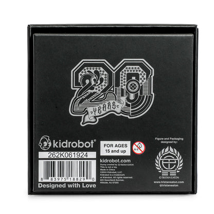 20th Anniversary Solid Metal Dunny Keychain - “Silverchrome” by Tristan Eaton (Limited Edition of 200)