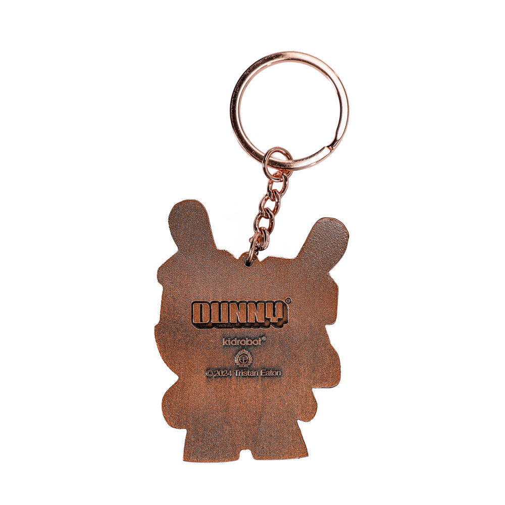 20th Anniversary Solid Metal Dunny Keychain - “Copperchrome” by Tristan Eaton (Limited Edition of 200)