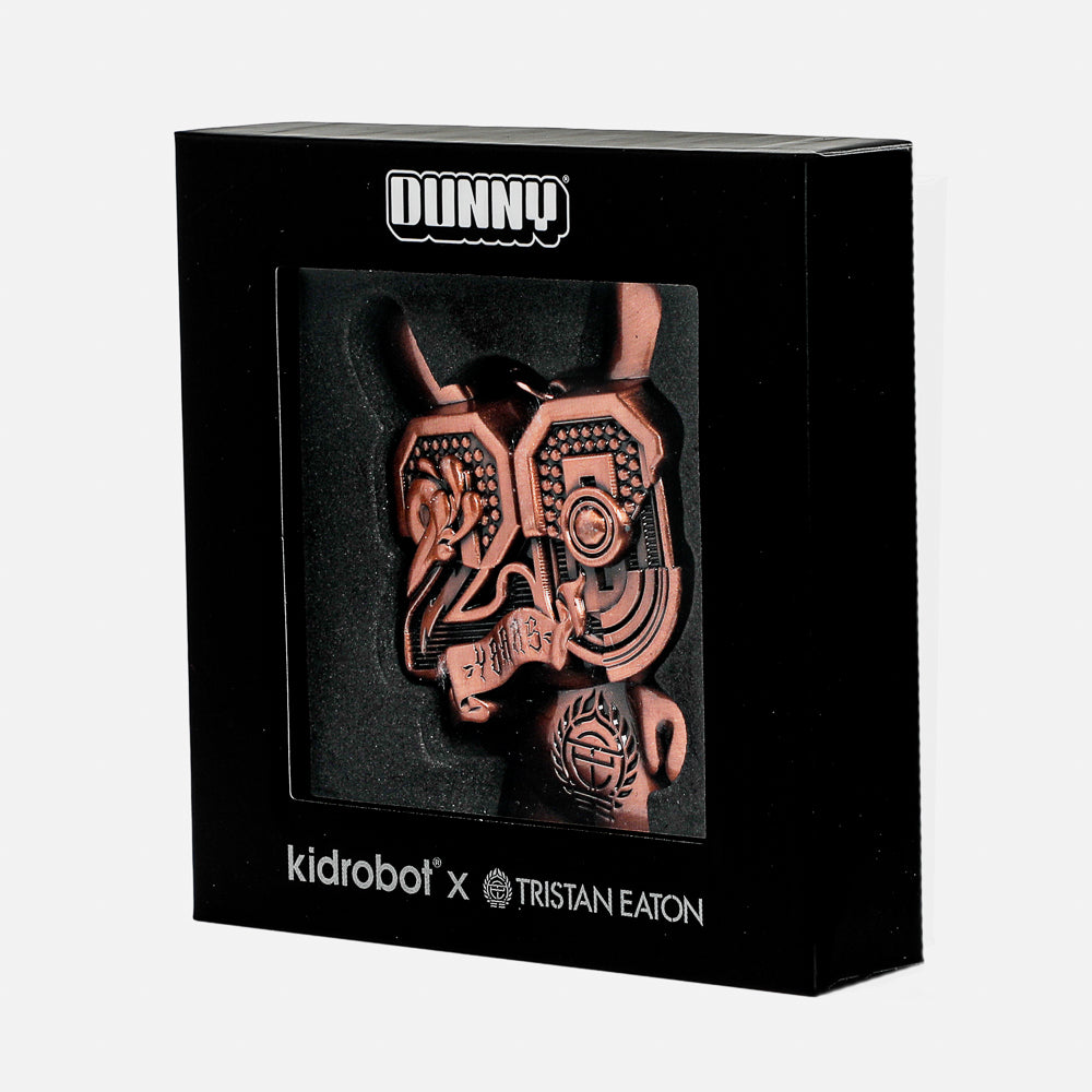 20th Anniversary Solid Metal Dunny Keychain - “Copperchrome” by Tristan Eaton (Limited Edition of 200)