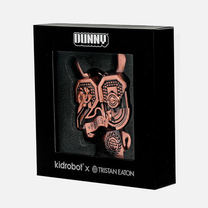 20th Anniversary Solid Metal Dunny Keychain - “Copperchrome” by Tristan Eaton (Limited Edition of 200)