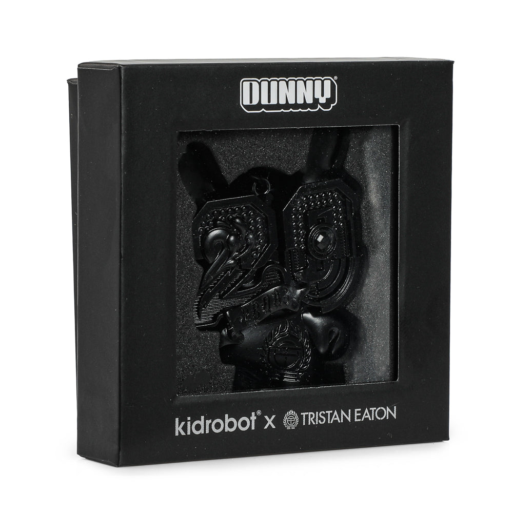 20th Anniversary Solid Metal Dunny Keychain - “Shock Black” by Tristan Eaton (Limited Edition of 200)