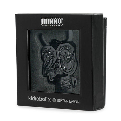 20th Anniversary Solid Metal Dunny Keychain - “Shock Black” by Tristan Eaton (Limited Edition of 200)