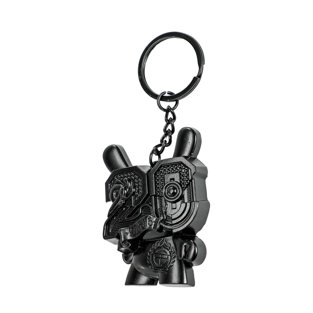 20th Anniversary Solid Metal Dunny Keychain - “Shock Black” by Tristan Eaton (Limited Edition of 200)