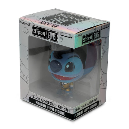 Disney Stitch - Gold Suit Elvis Bhunny 4” Flocked Vinyl Figure
