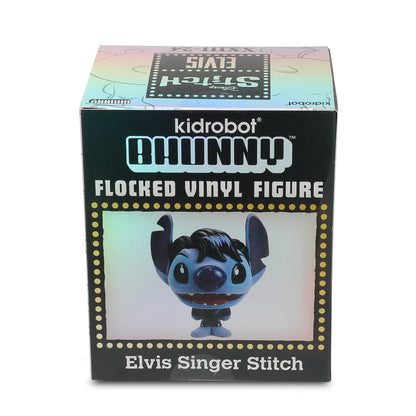 Disney Stitch - Singer Elvis Bhunny 4” Flocked Vinyl Figure