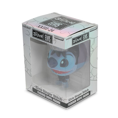 Disney Stitch - Singer Elvis Bhunny 4” Flocked Vinyl Figure