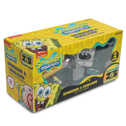 SpongeBob SquarePants - SpongeBob & DoodleBob Vinyl Mini Figure 2-Pack