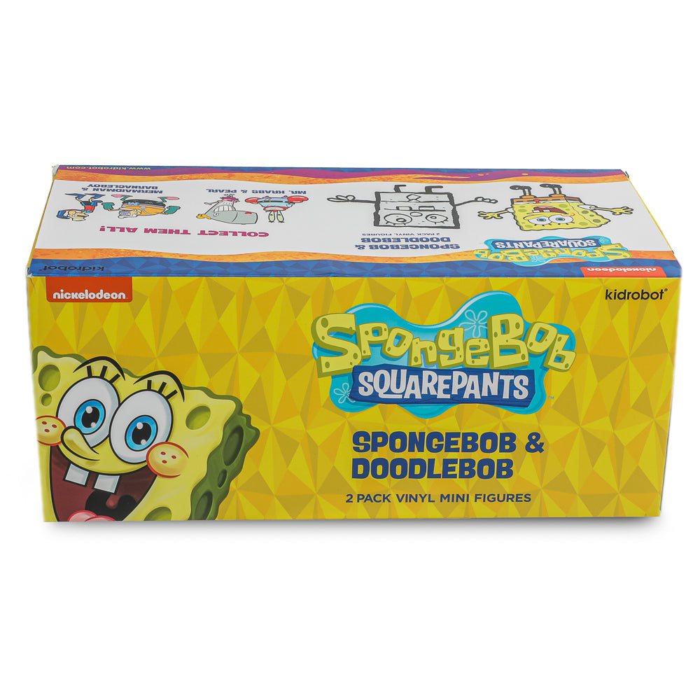SpongeBob SquarePants - SpongeBob & DoodleBob Vinyl Mini Figure 2-Pack