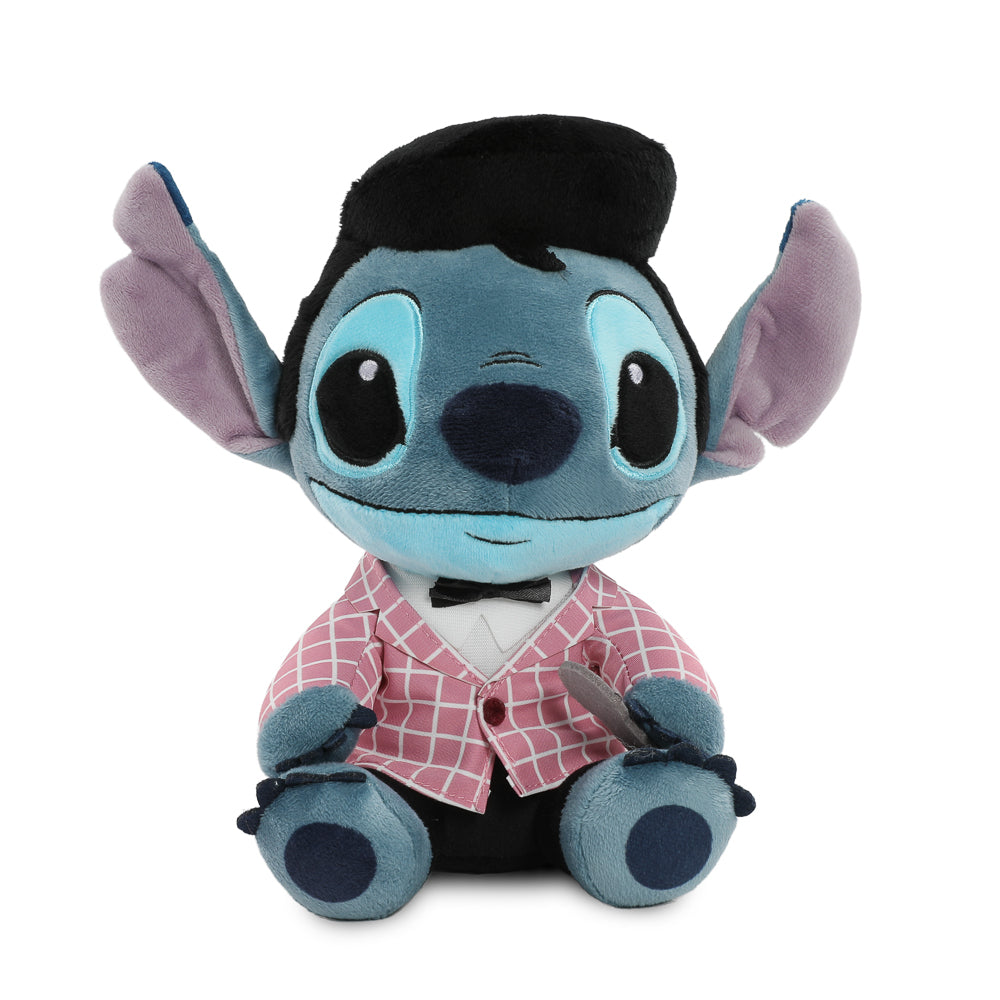 Disney Stitch - Pink-Checkered Elvis Phunny Plush