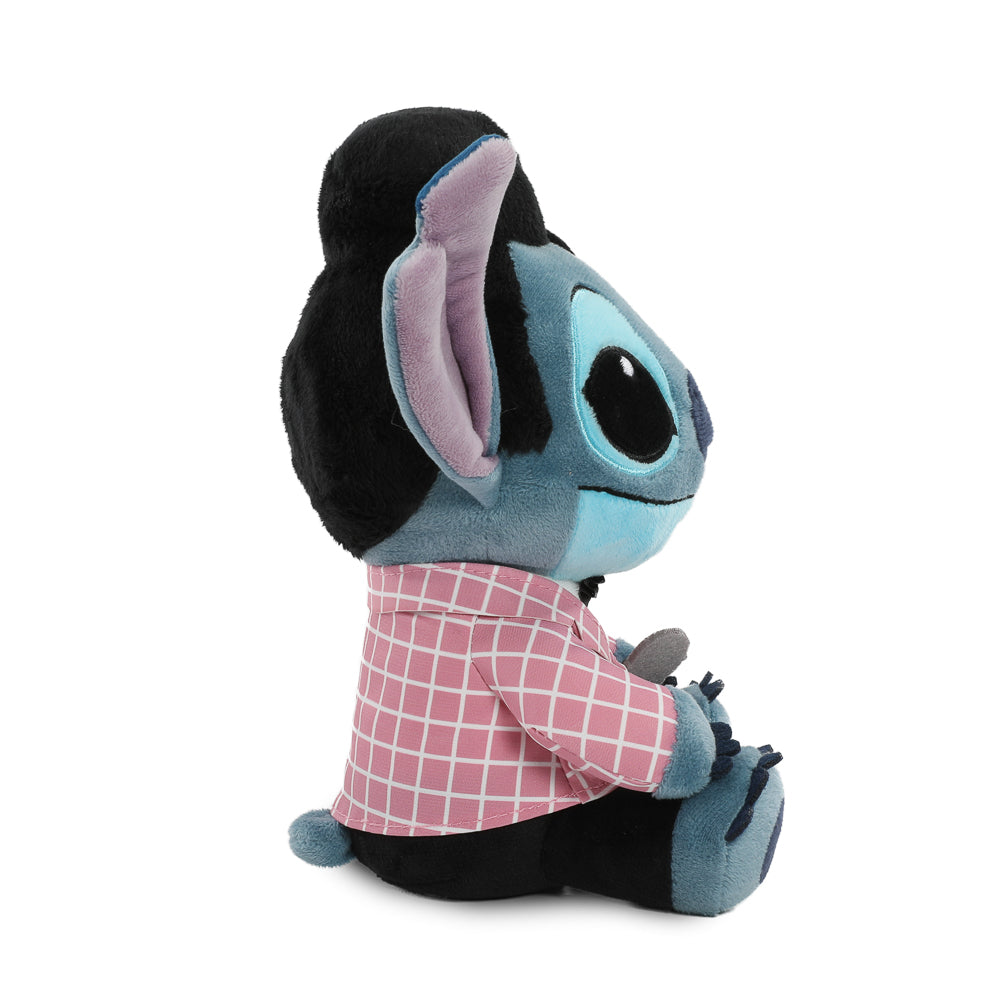 Disney Stitch - Pink-Checkered Elvis Phunny Plush