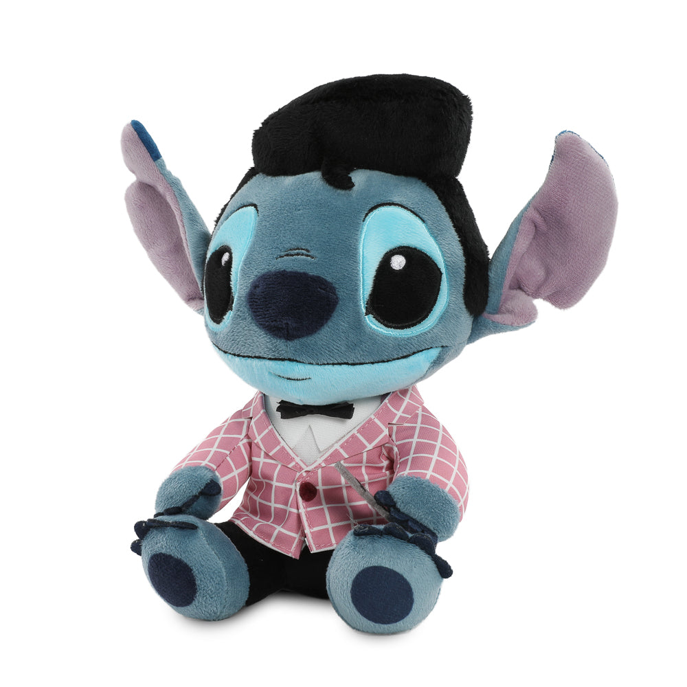 Disney Stitch - Pink-Checkered Elvis Phunny Plush