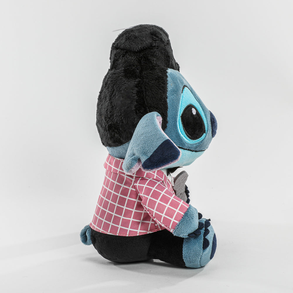 Disney Stitch - Pink-Checkered Elvis Phunny Plush