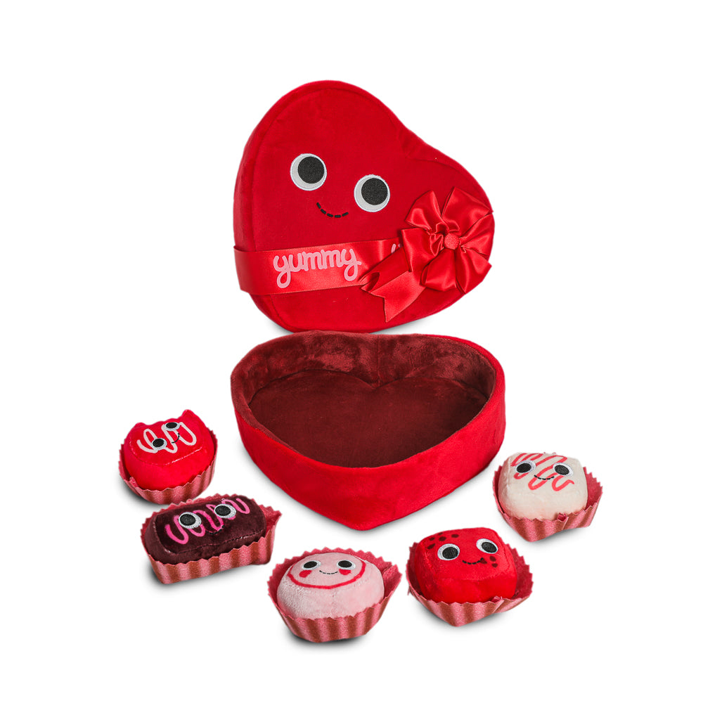 Yummy World Amore the Heart Box of Chocolates Interactive Plush