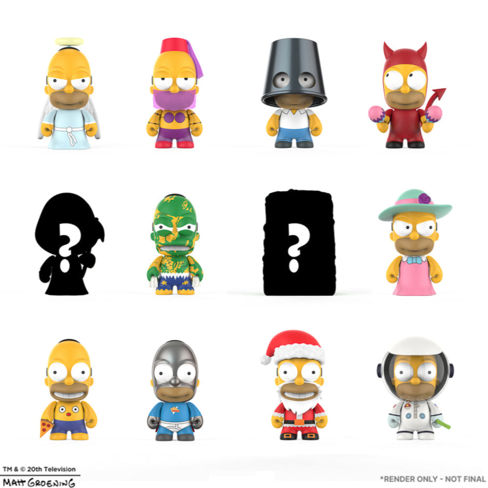 The Simpsons Many Faces of Homer Blind Box Mini Figure Series