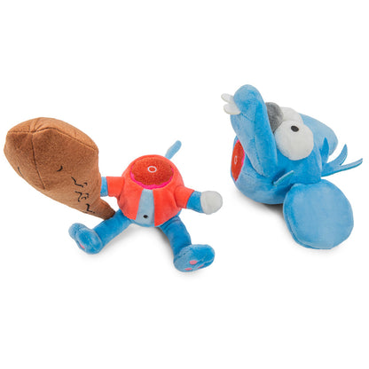 The Simpsons Itchy and Scratchy Interactive Phunny Plush Bundle
