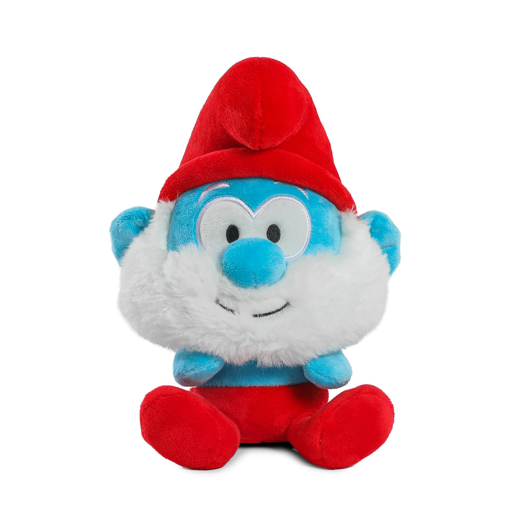 The Smurfs - Smurfette, Papa Smurf and Clumsy Smurf Phunny Plush Bundle