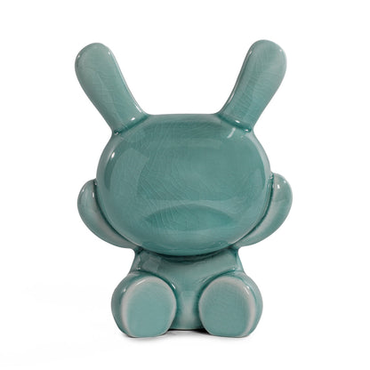 Three Wise Dunnys 5” Porcelain 3-Pack – Blue Mist Crackle Glaze Edition