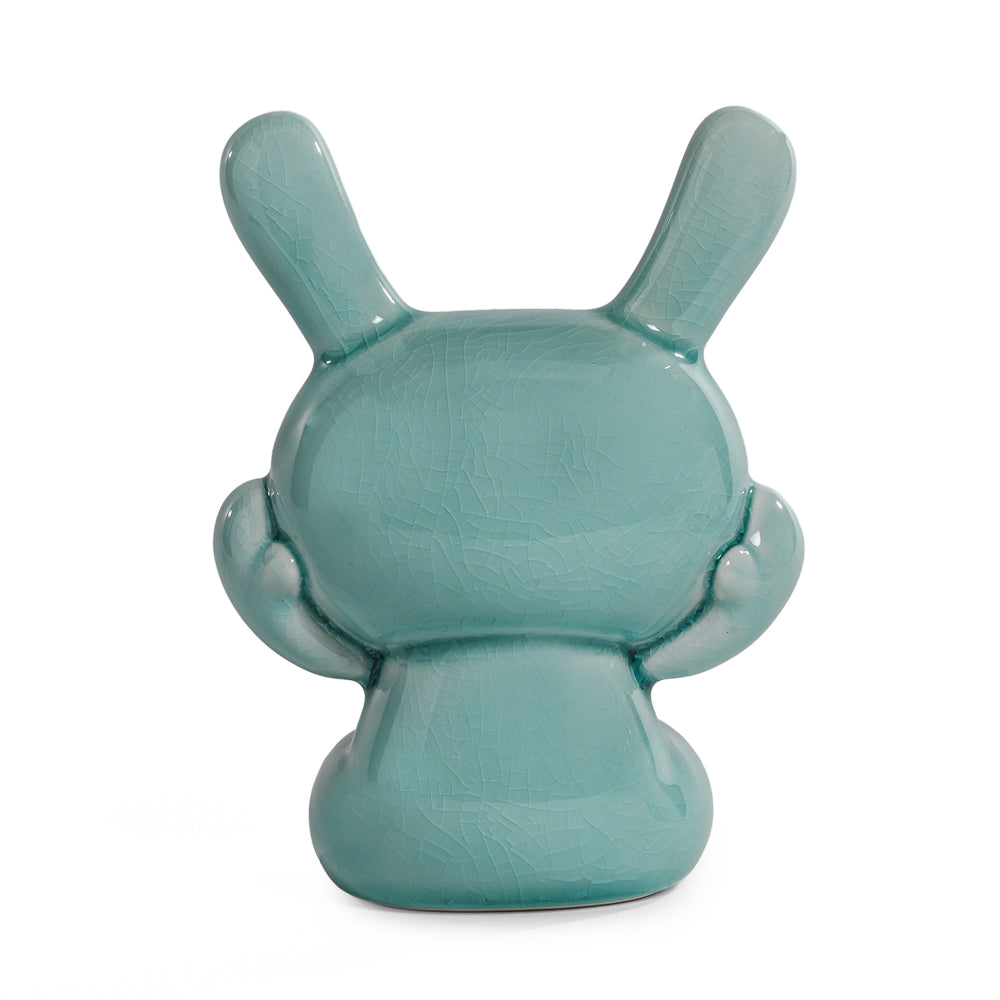 Three Wise Dunnys 5” Porcelain 3-Pack – Blue Mist Crackle Glaze Edition