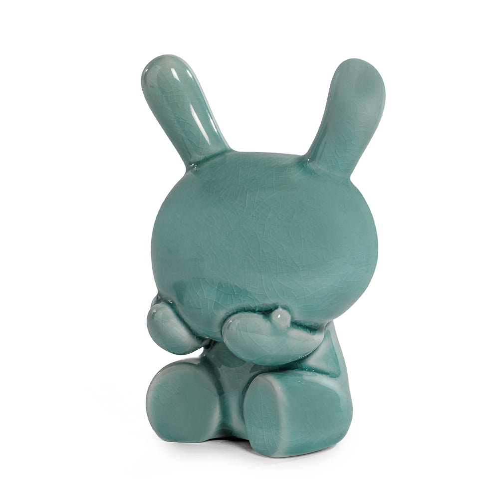 Three Wise Dunnys 5” Porcelain 3-Pack – Blue Mist Crackle Glaze Edition