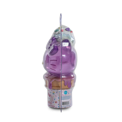 Hello Kitty® Ice Cream Cone 6” Vinyl Art Figure – Translucent Ube Edition - Kidrobot.com Exclusive (Limited Edition of 500)