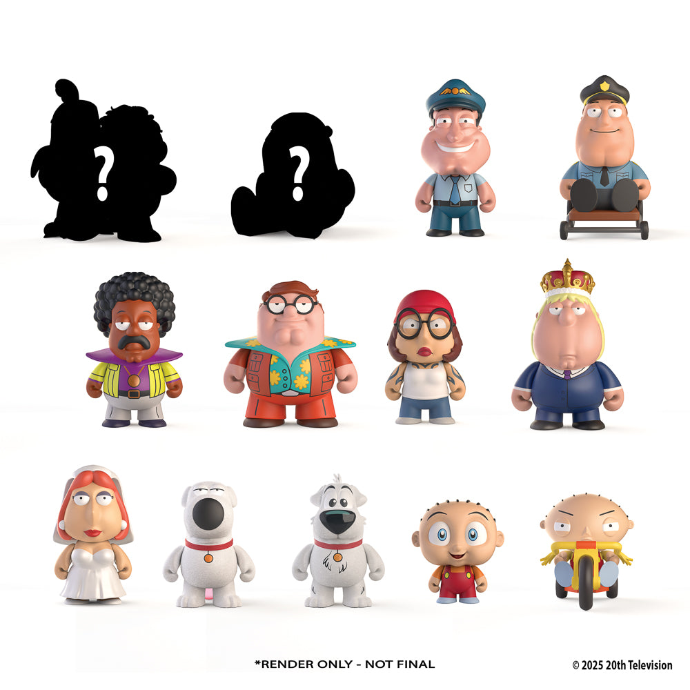 Family Guy: Freakin' Sweet 3” Vinyl Mini Figure Blind Box Series (PRE-ORDER)