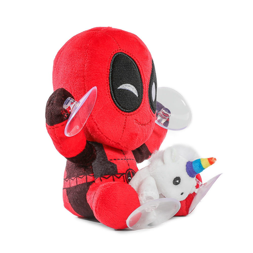 Deadpool with Unicorn Plush Window Clinger (PRE-ORDER)