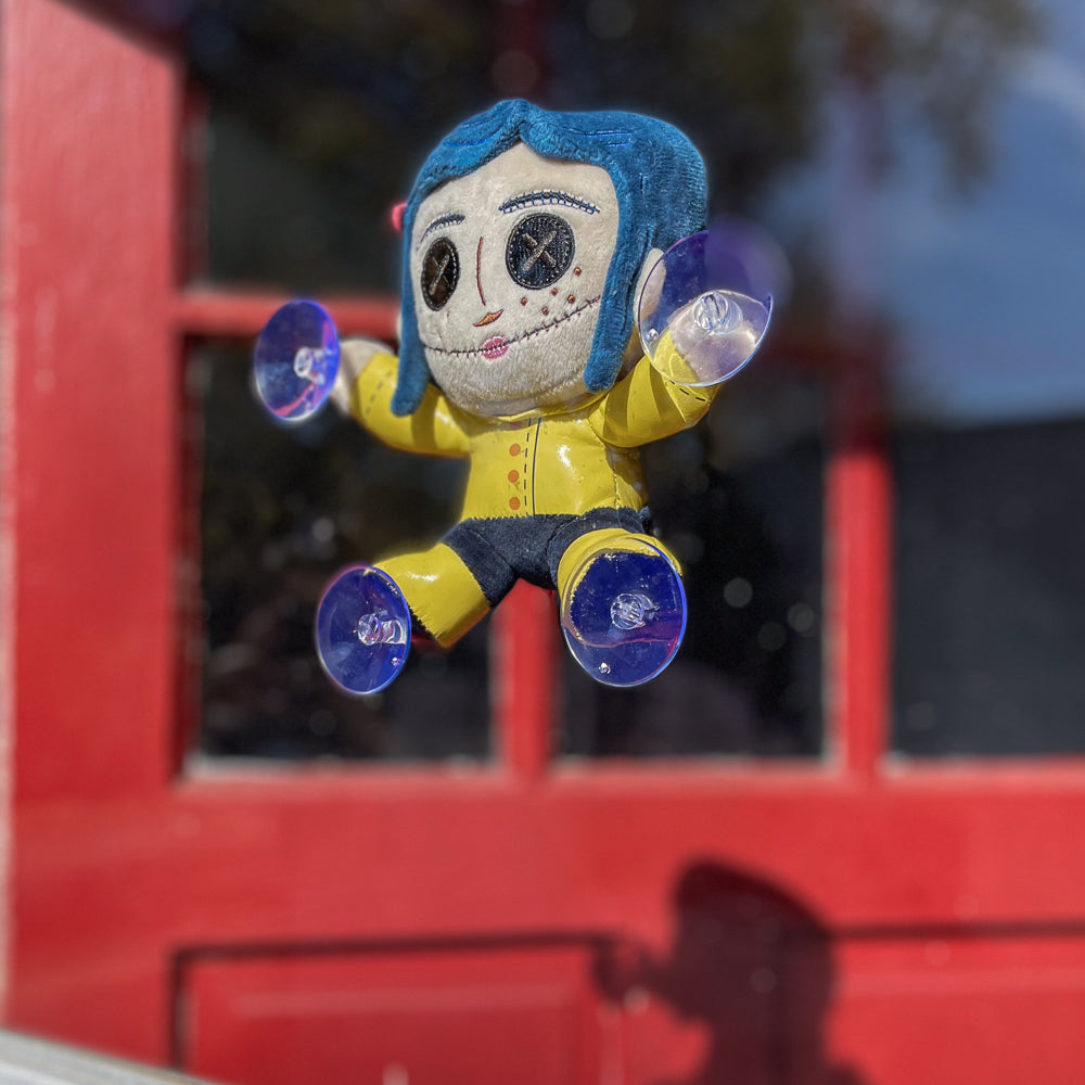 Coraline - Button-Eyed Coraline Plush Window Clinger
