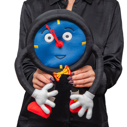Don't Hug Me I'm Scared - Tony the Talking Clock Wall Clock Plush