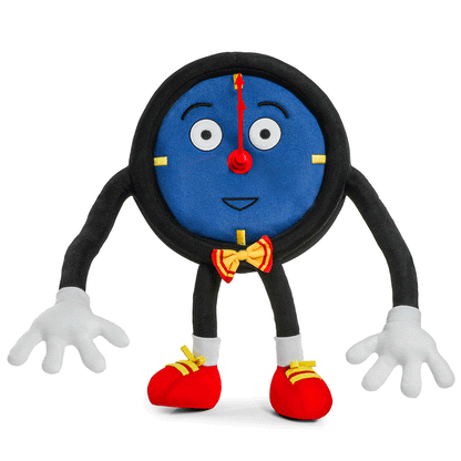 Don't Hug Me I'm Scared - Tony the Talking Clock Wall Clock Plush