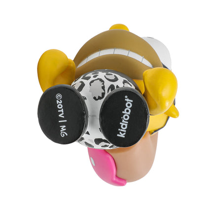 2025 CON EXCLUSIVE: The Simpsons - Donut Riot Punk Homer 3" Vinyl Mini Figure - Pink Glaze Edition (Limited Edition of 500)