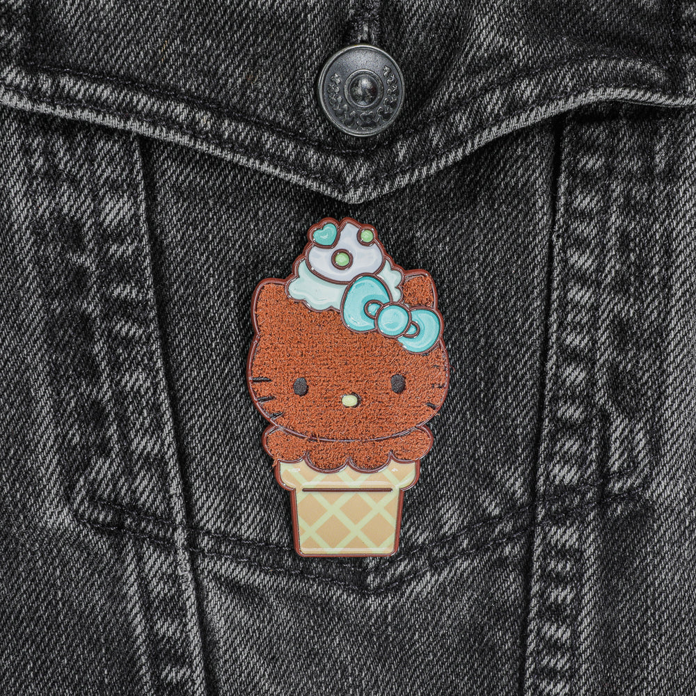 2025 CON EXCLUSIVE: Hello Kitty® Ice Cream Cone Pin - Bundle of 3 Pins (Limited Edition of 300)