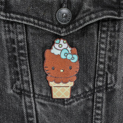 2025 CON EXCLUSIVE: Hello Kitty® Ice Cream Cone Pin - Bundle of 3 Pins (Limited Edition of 300)