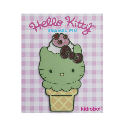 2025 CON EXCLUSIVE: Hello Kitty® Ice Cream Cone Pin - Bundle of 3 Pins (Limited Edition of 300)