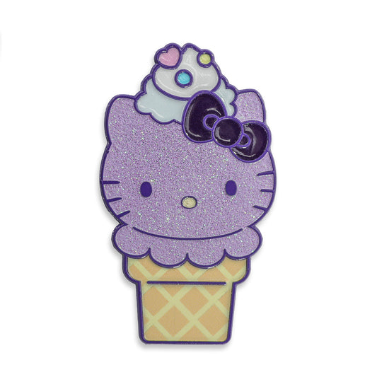 Hello Kitty® Ice Cream Cone Pin - Glitter Ube Edition - Kidrobot.com Exclusive (Limited Edition of 300)