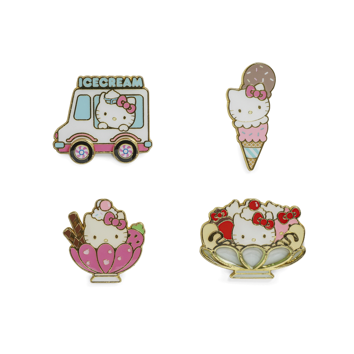 2025 CON EXCLUSIVE: Hello Kitty® Ice Cream Deluxe Pins & Lanyard Set (Limited Edition of 500)
