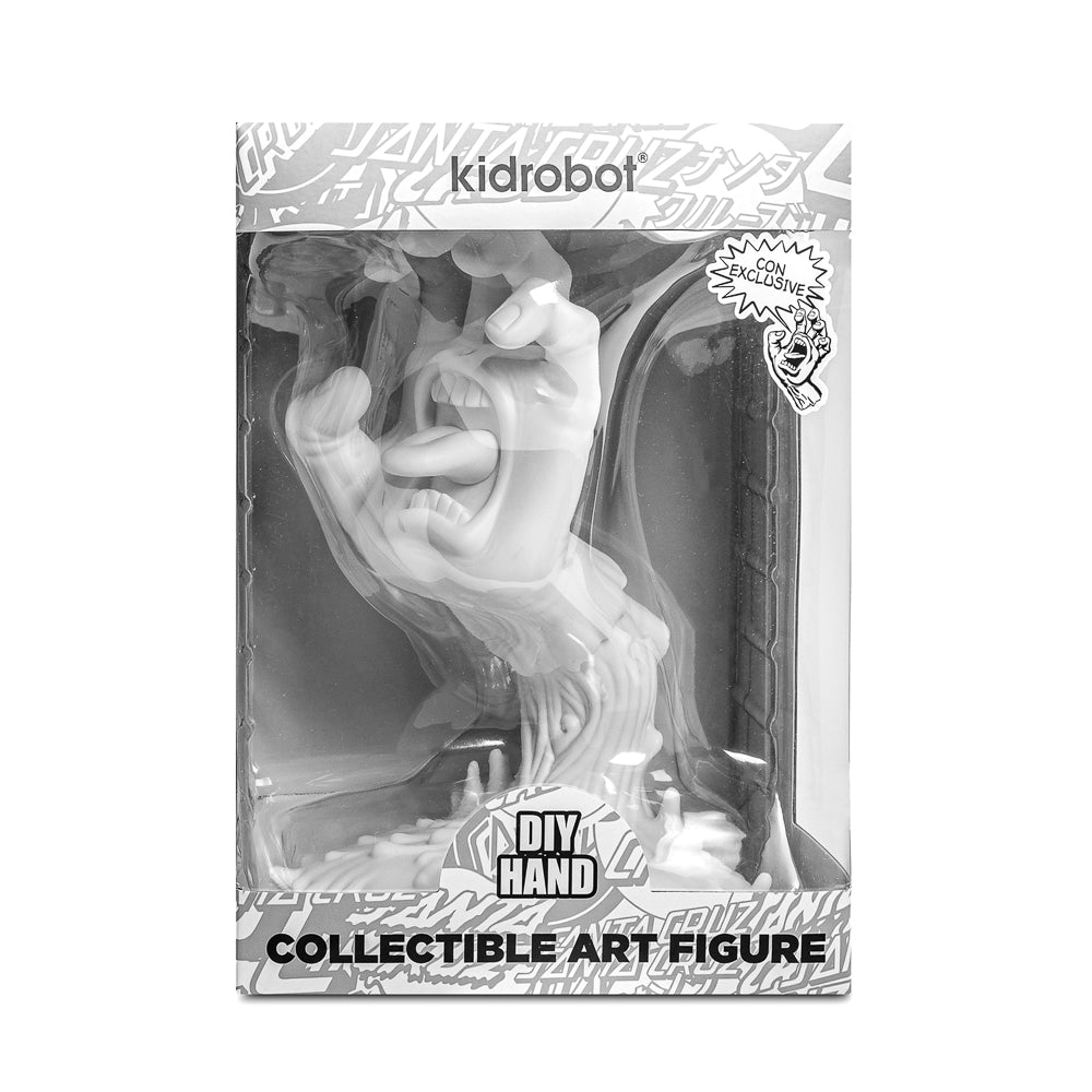 2025 CON EXCLUSIVE: Santa Cruz Skateboards - 40th Anniversary Screaming Hand 9" DIY Vinyl Art Figure (Limited Edition of 300)