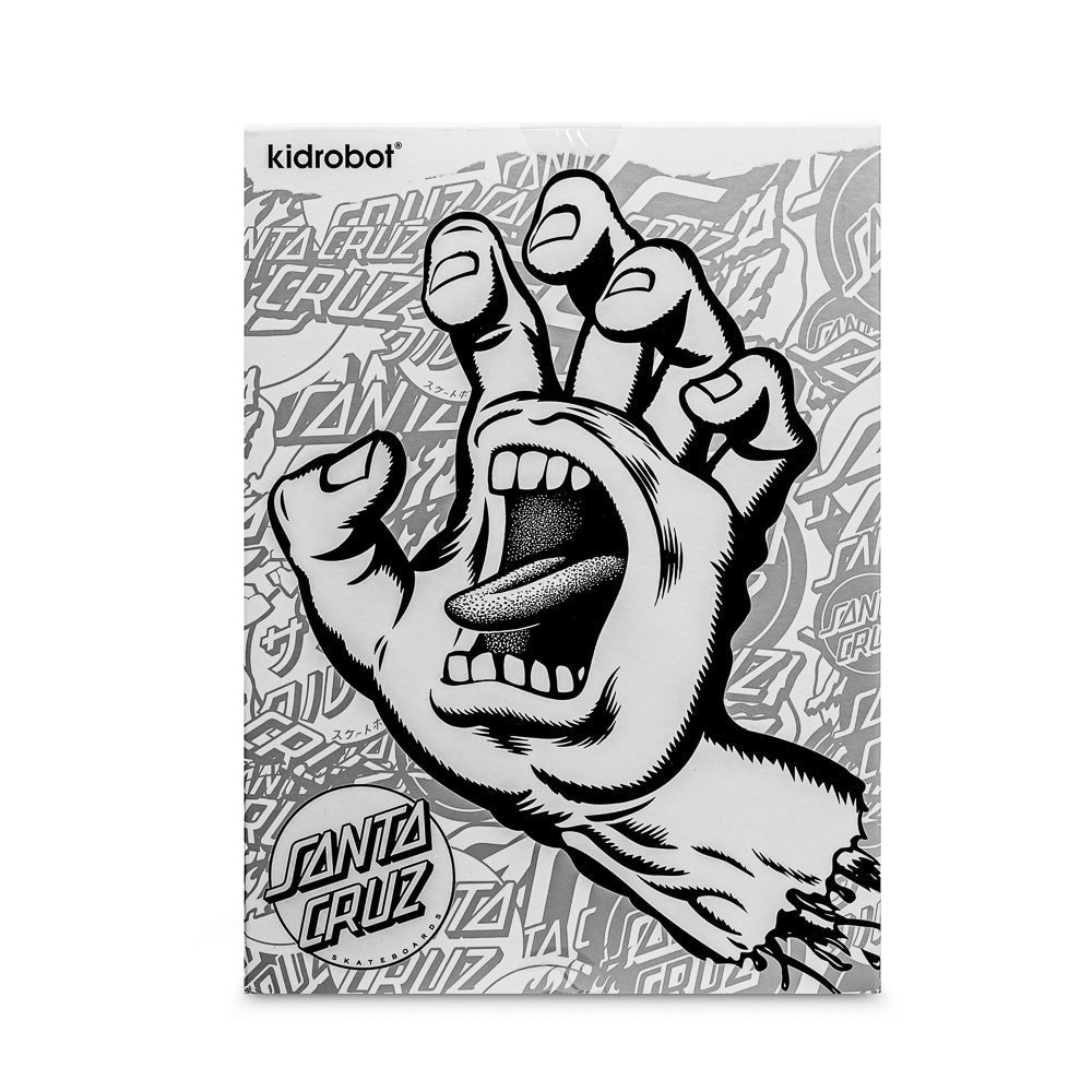 2025 CON EXCLUSIVE: Santa Cruz Skateboards - 40th Anniversary Screaming Hand 9" DIY Vinyl Art Figure (Limited Edition of 300)