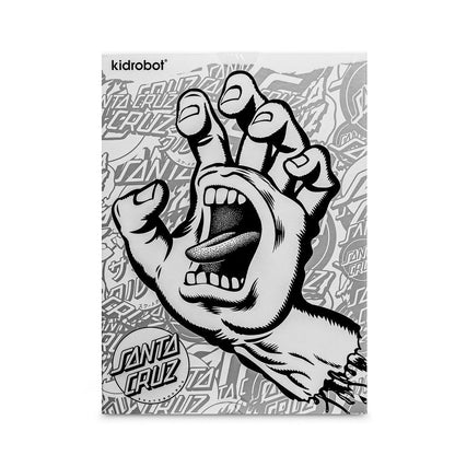 2025 CON EXCLUSIVE: Santa Cruz Skateboards - 40th Anniversary Screaming Hand 9" DIY Vinyl Art Figure (Limited Edition of 300)