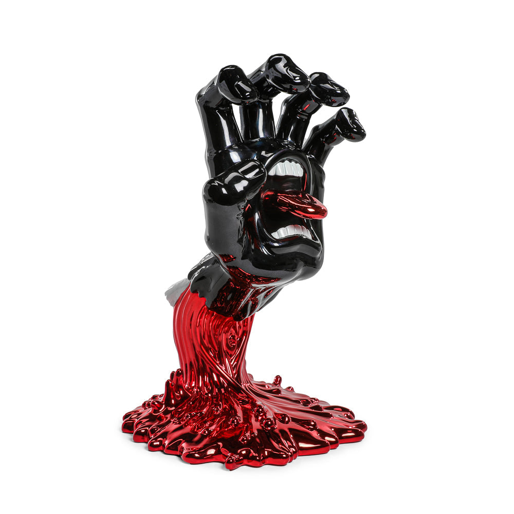Santa Cruz Skateboards - 40th Anniversary Screaming Hand 9" Chrome Vinyl Art Figure - Blood Chrome Edition (Limited Edition of 500) (Kidrobot.com Exclusive)