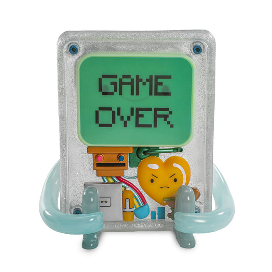 2025 CON EXCLUSIVE: Adventure Time - BMO 8" Glow-in-the-Dark Vinyl Art Figure - Game Over Edition (Limited Edition of 300)
