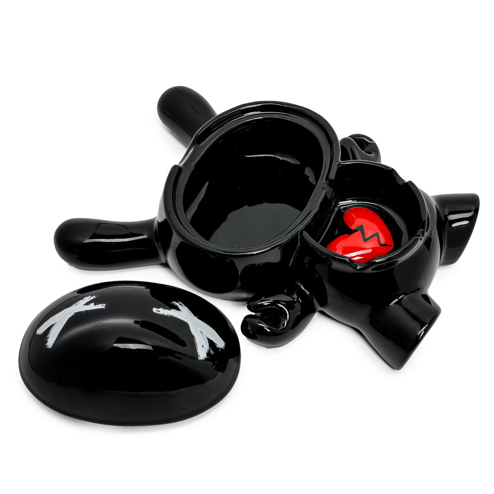 L.I.E. (LOVE ISN’T EASY) Dunny Ceramic Ashtray: BURNED Edition - Kidrobot.com Exclusive