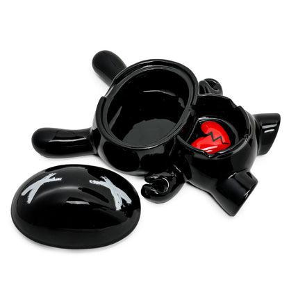 L.I.E. (LOVE ISN’T EASY) Dunny Ceramic Ashtray: BURNED Edition - Kidrobot.com Exclusive