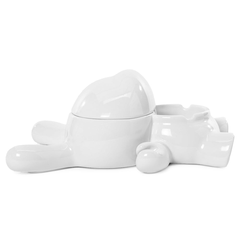 L.I.E. (LOVE ISN’T EASY) Dunny Ceramic Ashtray: PURE Edition