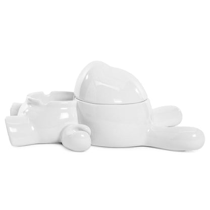L.I.E. (LOVE ISN’T EASY) Dunny Ceramic Ashtray: PURE Edition